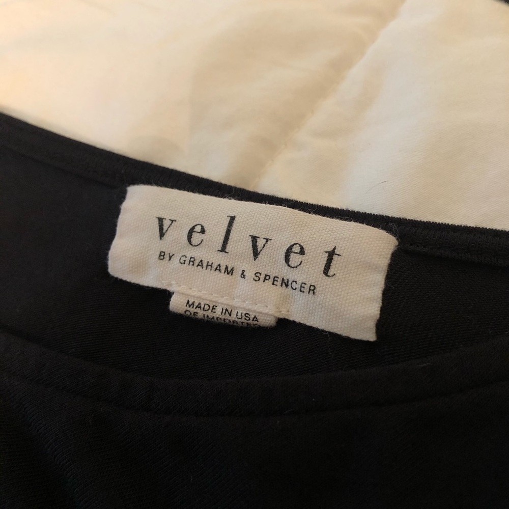 black open shoulder top